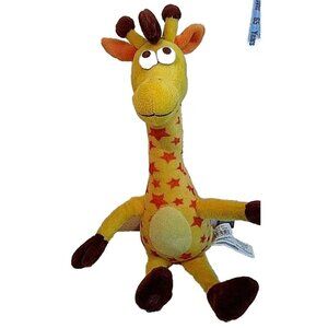 Toys R Us Giraffe Plush Geoffrey Jeffrey Star Stuffed Animal 17" Tall Birthday